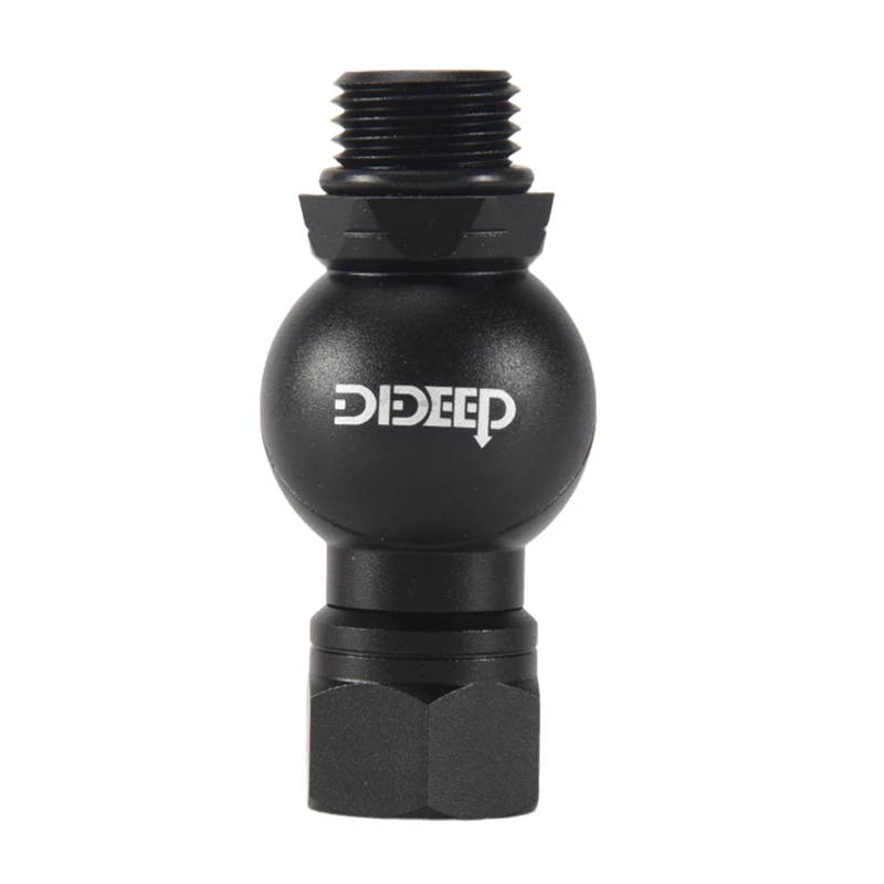 A57T DIDEEP Global Universal 360 Degree Swivel Hose Adapter for 2Nd Stage Scuba Diving Regulator Connector Dive Accessories