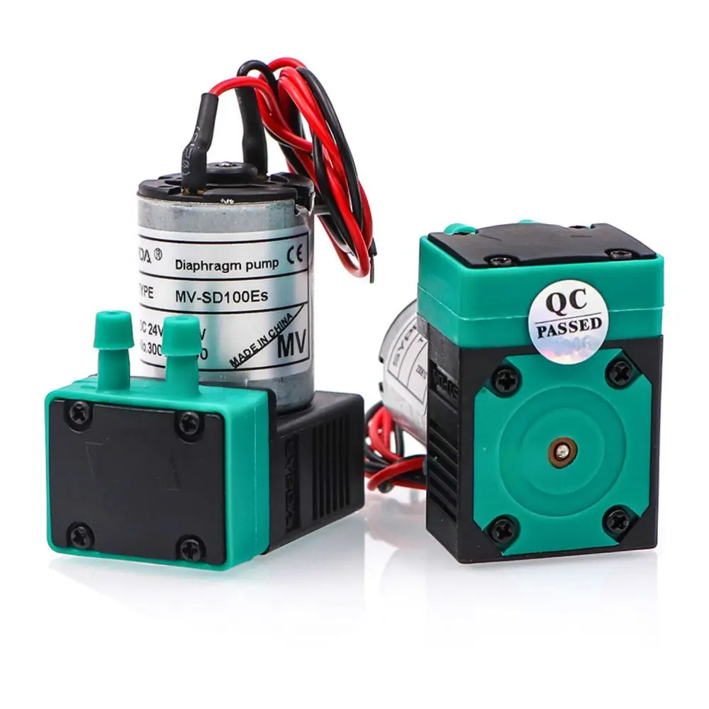 MV-SD100Es Lösungsmittel-Tintenpumpe DC 24V 3W |   100 ml/min Mikromembranpumpe für Drucker