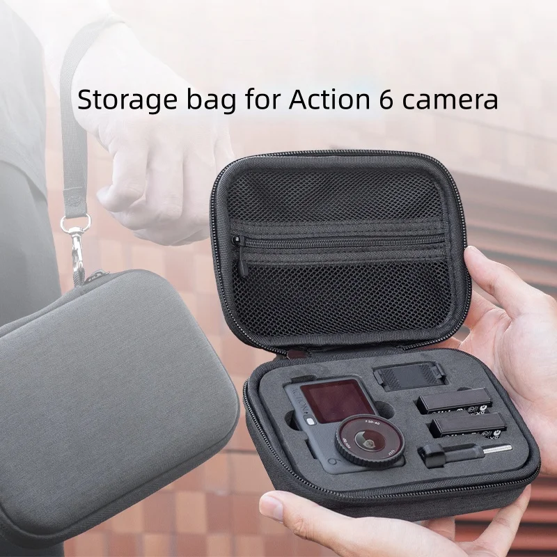 

For DJI Action 6 Storage Case Pressure-Resistant & Shockproof Action Camera Accessories