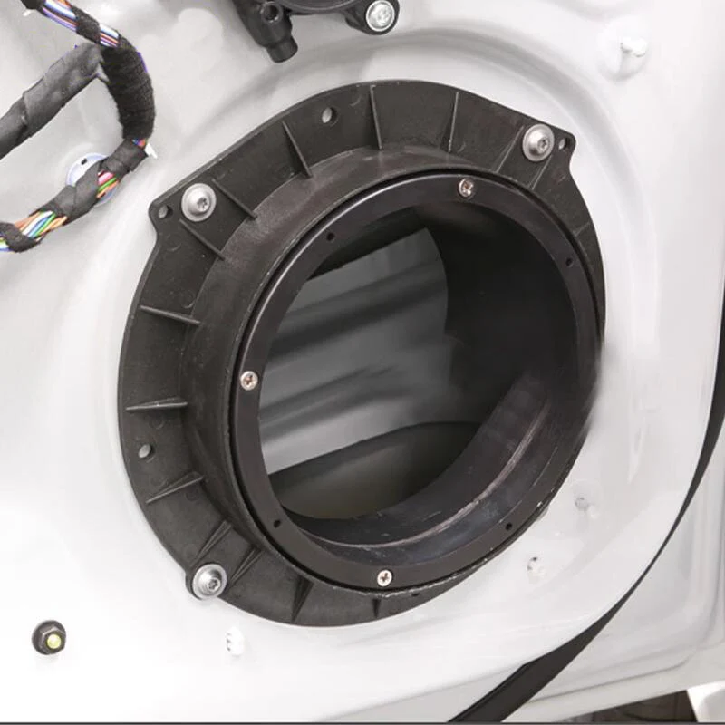 6.5 Inch Speaker Adapter Spacer Horn Pad Mounts Audio Modification Bracket For Audi A3 A4 A5 A6 Q3 Q5 Front Door