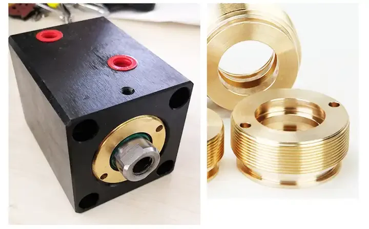 أسطوانة هيدروليكية رفيعة مدمجة من سلسلة YBG 14MPA تتحمل 40 مم مع أسطوانات قصيرة بقطر الأنبوب الداخلي 50 مم #1