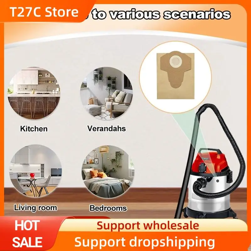 

T27C 10 шт. 20 л мешок для влажной и сухой пыли для влажных и сухих вакуумных мешков для BT-VC 1250S вакуумный фильтр-мешок аксессуары