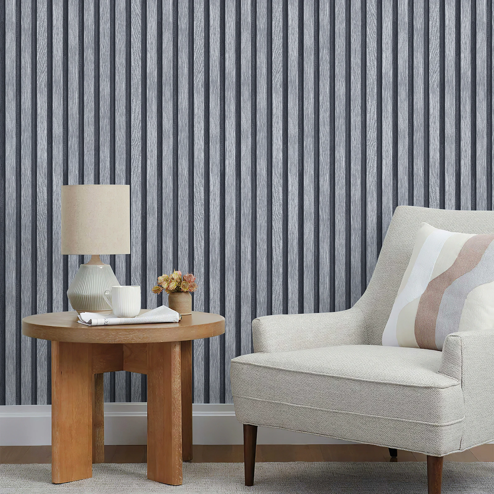 Wood Grain Self-adhesive Wallpaper for Living Room Wall  Bedroom Home Renovation