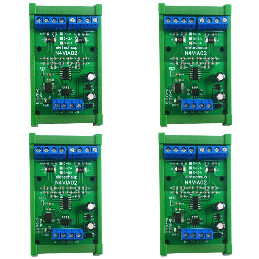 Current Voltage 3In1 RS485 Meter 0-30V Voltage Signal Measure 2A Current Collect