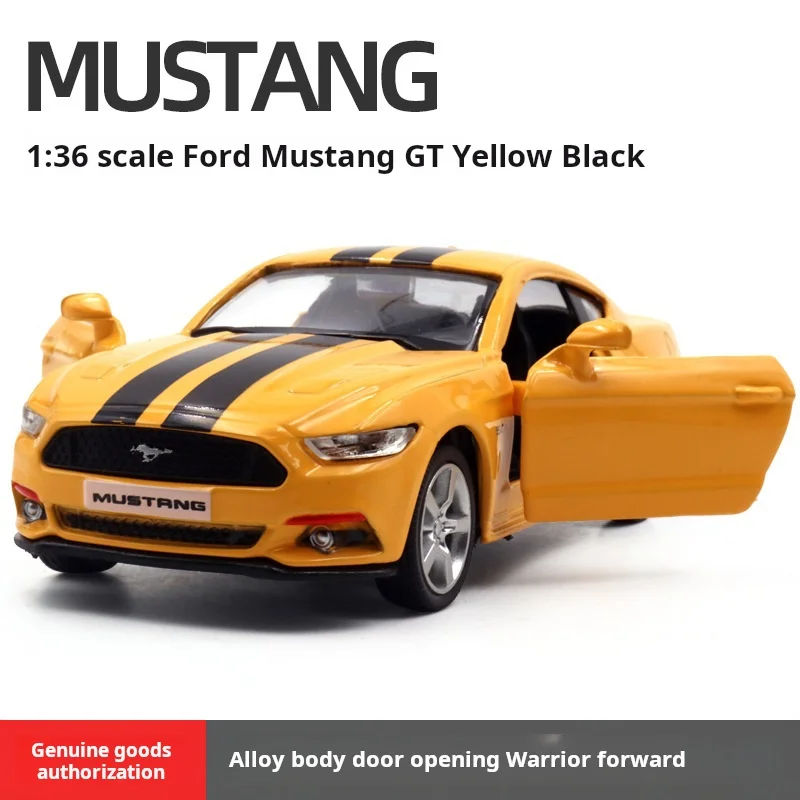 

1:36 American Super Car 2015 Ford Mustang GT Simulation Exquisite Diecasts & Toy Vehicles RMZ city Alloy Collection Model 5 Inch