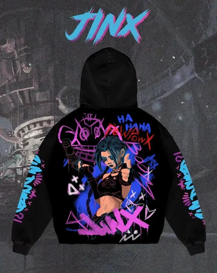 حار بيع وشعبية Jinkesi العصرية الشارع Harajuku نمط المتضخم الكبار والأطفال الخريف والشتاء هوديس