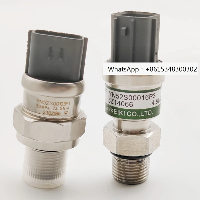 

Excavator Parts For Kobelco Sk200-6e Sensor Lc52s00012p1 Yn52s00016p3 High Pressure Sensor Negative Pressure Switch High