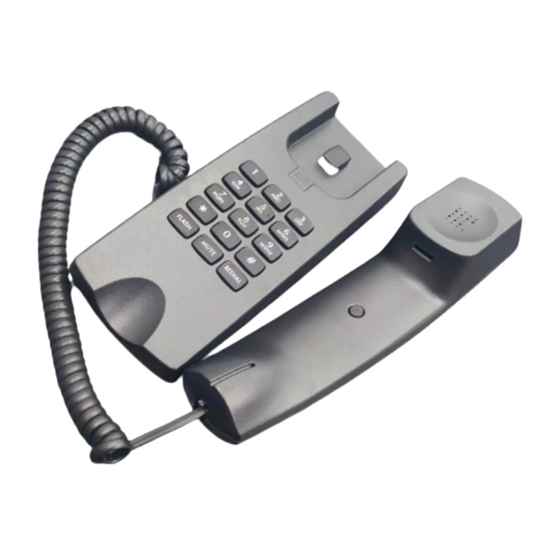 Corded Landline Phone Big Button Wall Mount Landline Phones Fixed Telephone Dropshipping