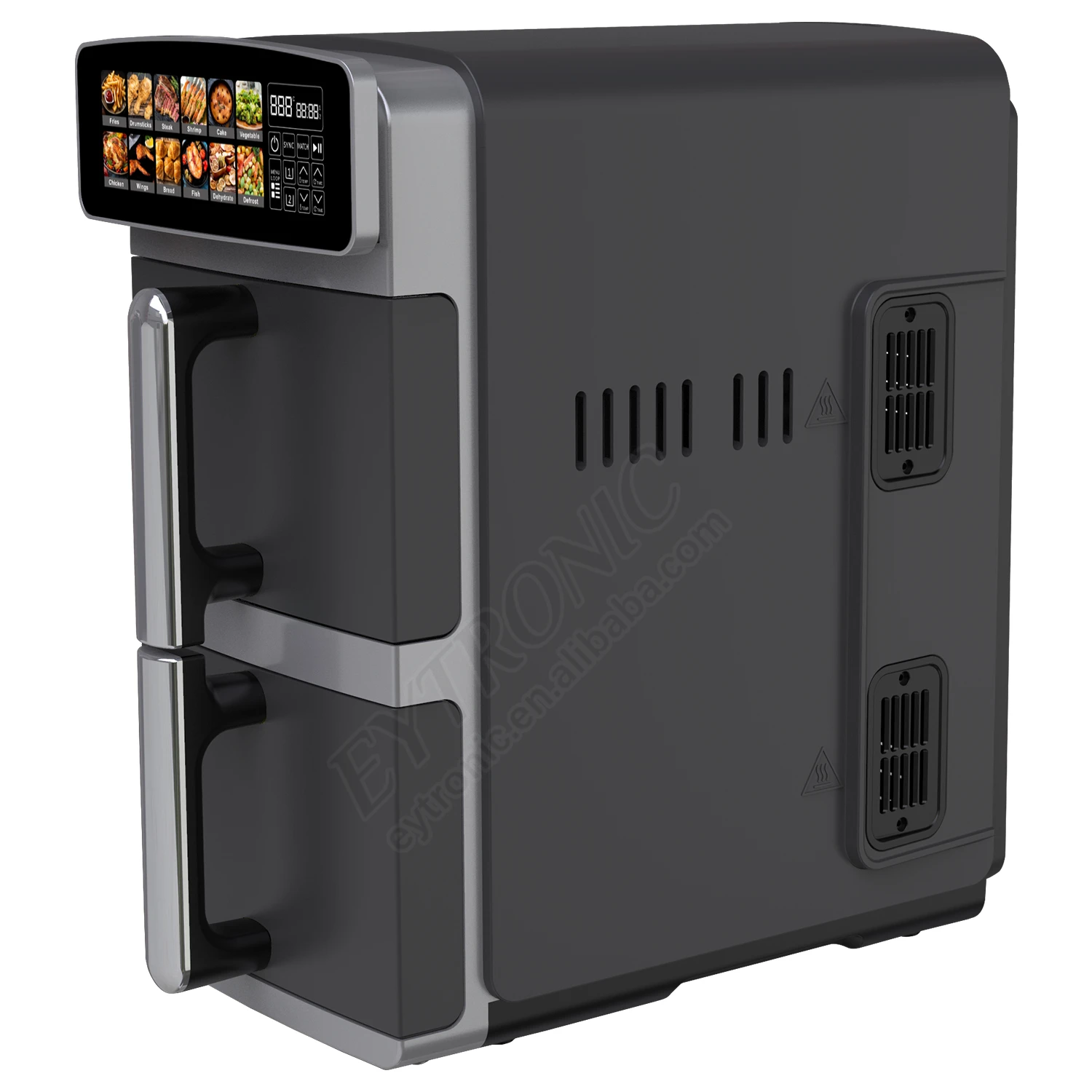 

2026 New Model Multi-functional2025 New Hot Design Factory Air Fryer Double Stack 11L with LCD Digital Full Direct Control Smar