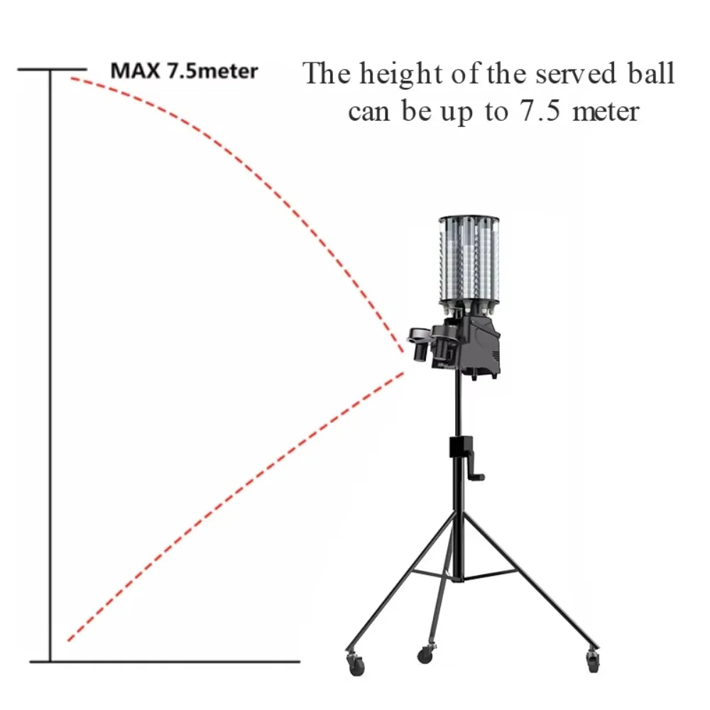 Picture 5: High Quality Shuttlecock Launcher Machine Control Speed Angel Outdoor & Indoor Feather Badminton Machine for Player