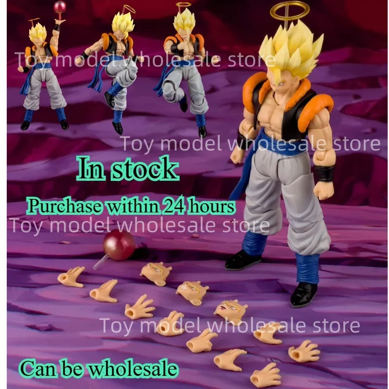

Новинка 2021, фигурка Demoniacal Fit Gogeta Dragon Ball Z SHF Gogeta Super Saiyan Trunks, экшн-фигурка, модель игрушки, подарки