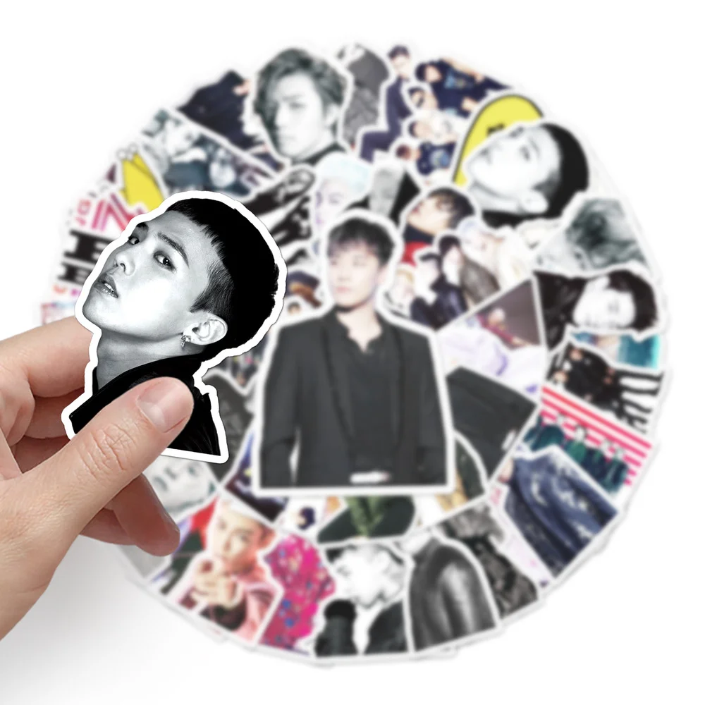 10/50Pcs Cute Self-made GD Superstar idol BIGBANG Scrapbooking Stickers Decorative Sticker DIY Photo Albums