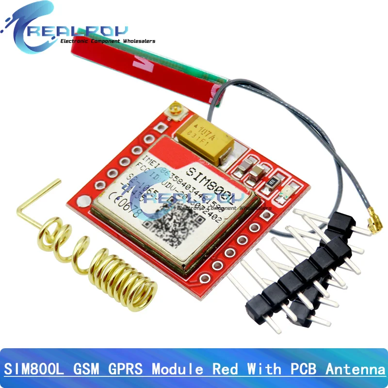 Najmniejszy moduł SIM800L GPRS GSM Micro SIM Card Core BOard Czterozakresowy port szeregowy TTL dla arduino