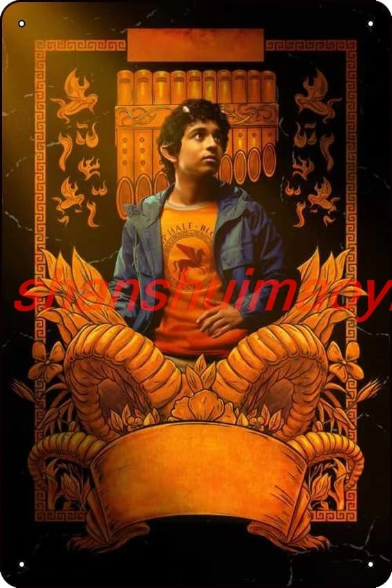Percy Jackson and the Olympians (2023) Show Poster Bar Cafe living room bedroom wall trim Materia lMetal Mounting Type  sha sign