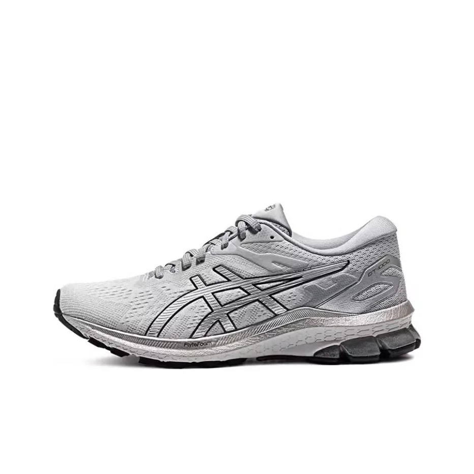 ASICS GT 1000 10 Mesh Cushioning Low top Training Sprint Running Shoes Women's Gray Silver 1012B642-020
