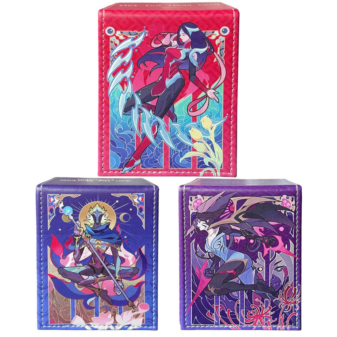 Riftbound Deck Box self-made by Irelia Viktor Kai'Sa TCG collectible card  box game card anime gift - AliExpress 26