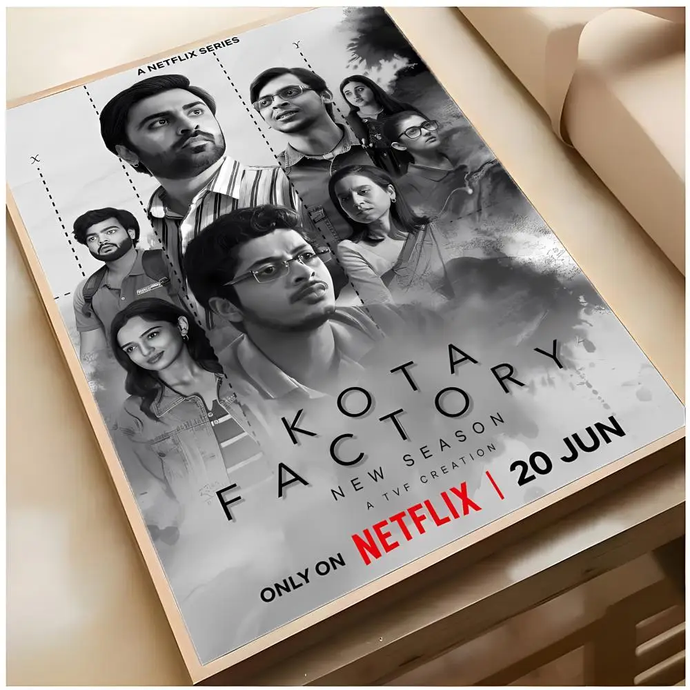 Academic Drama Series K-Kota Factory Poster Top-tier Indoor room Decor Art & Household Decoration Presents