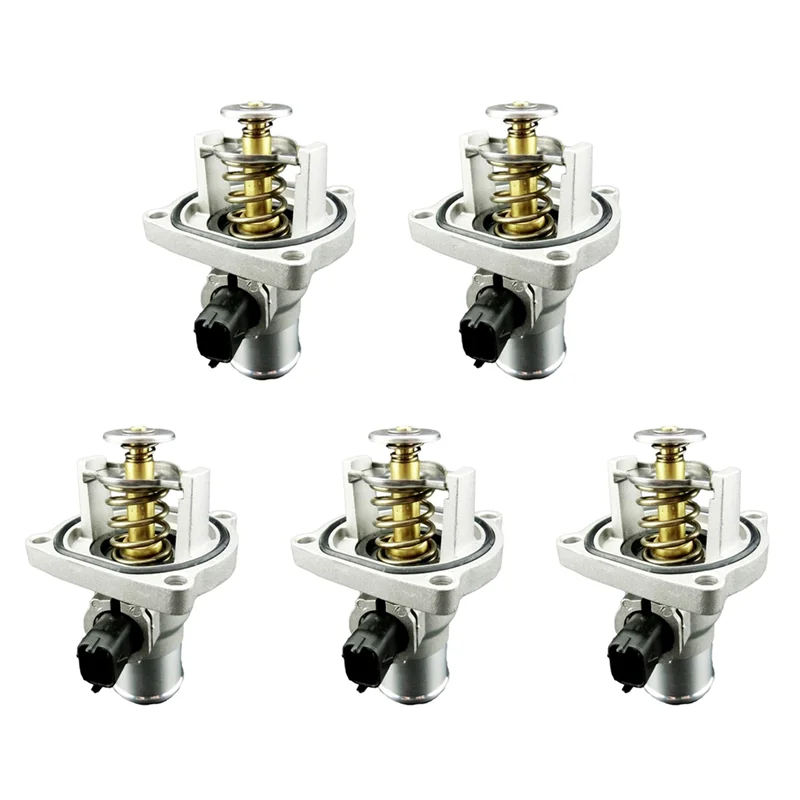 

5X термостат охлаждающей жидкости двигателя автомобиля в сборе + корпус для Aveo Cruze Sonic 96984104 55578419