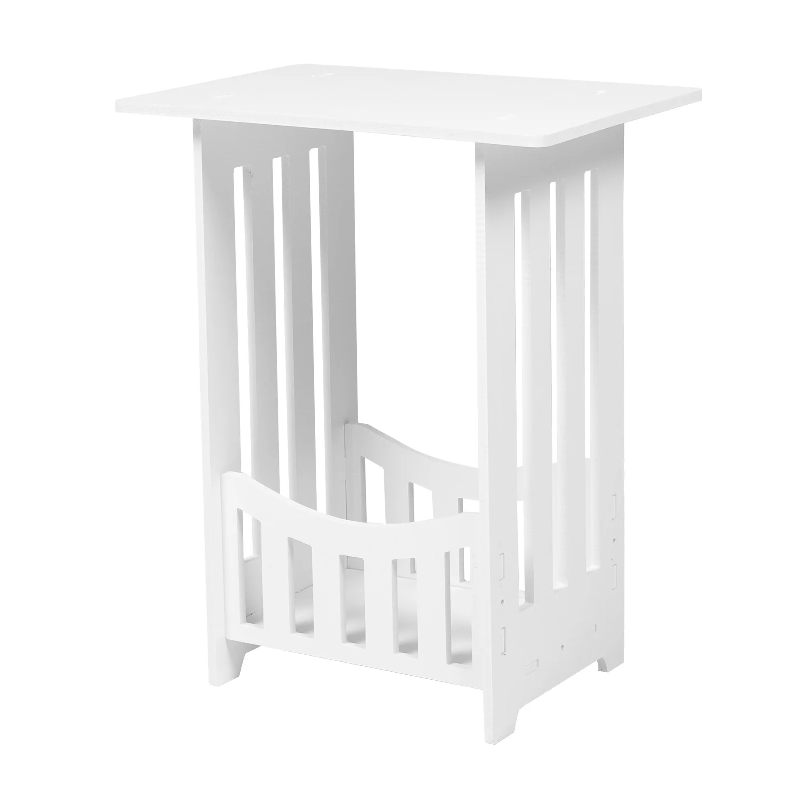 

Modern Simple Mini Nightstand For Bedroom, Tall Side Table For Small Spaces, Kids Bedroom Furniture Home Decor End Table
