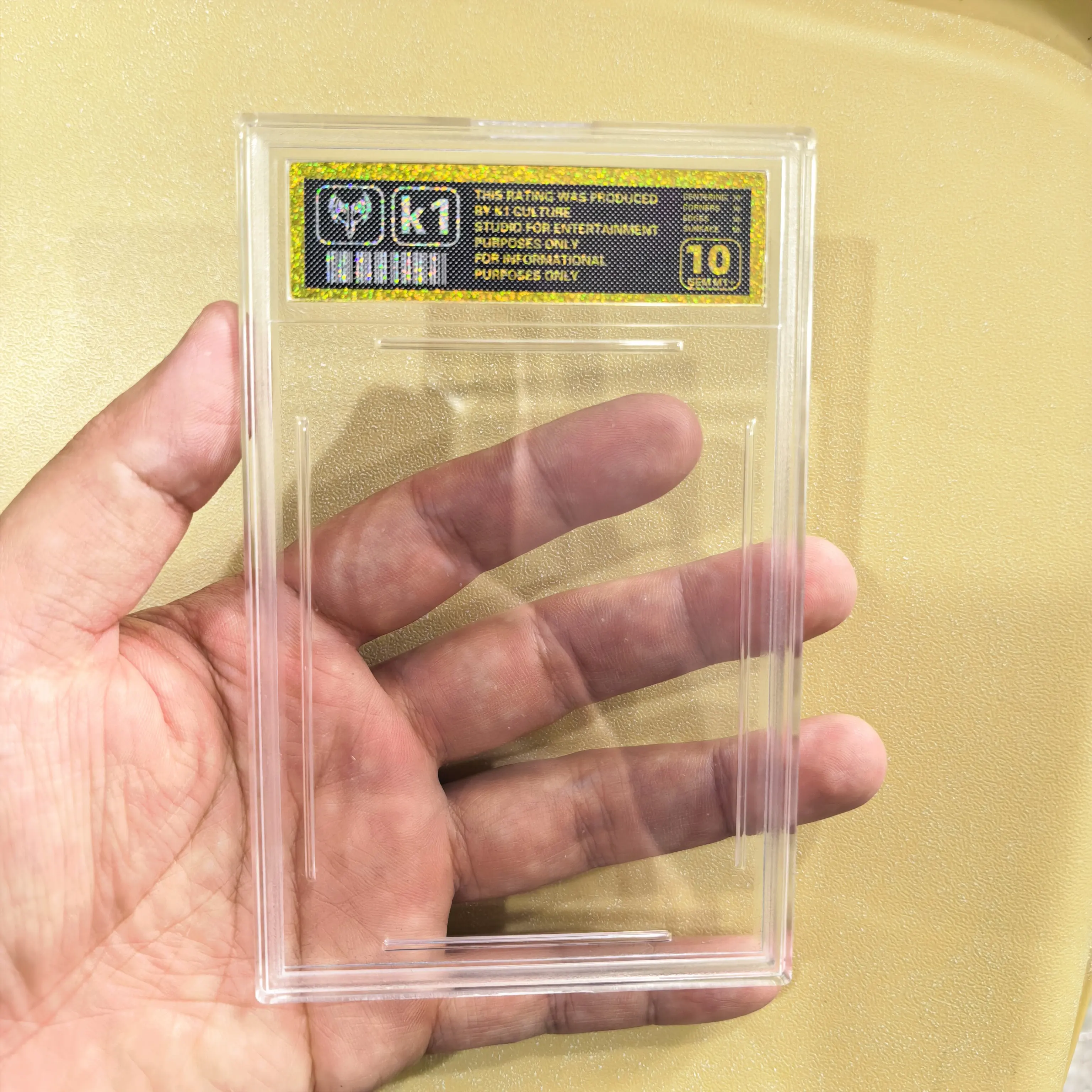 DIY Custom 10-Point Card Grading Slab