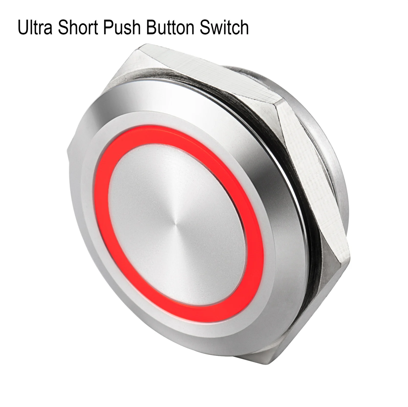 16mm 19mm 22mm 25mm 30mm Stainless Steel Push Button Switch Short-Throw Self-Reset Momentary  LED Touch Elevator Button