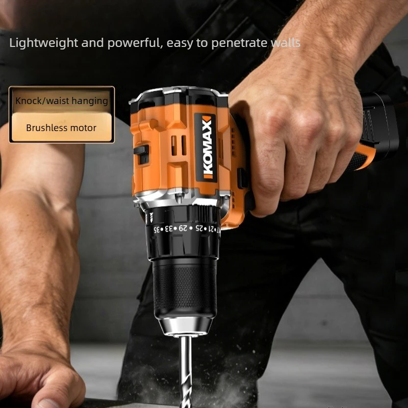 Cordless Brushless Impact Drill Small Steel Cannon Home Wall Drilling Tool Mini Electric Screwdriver