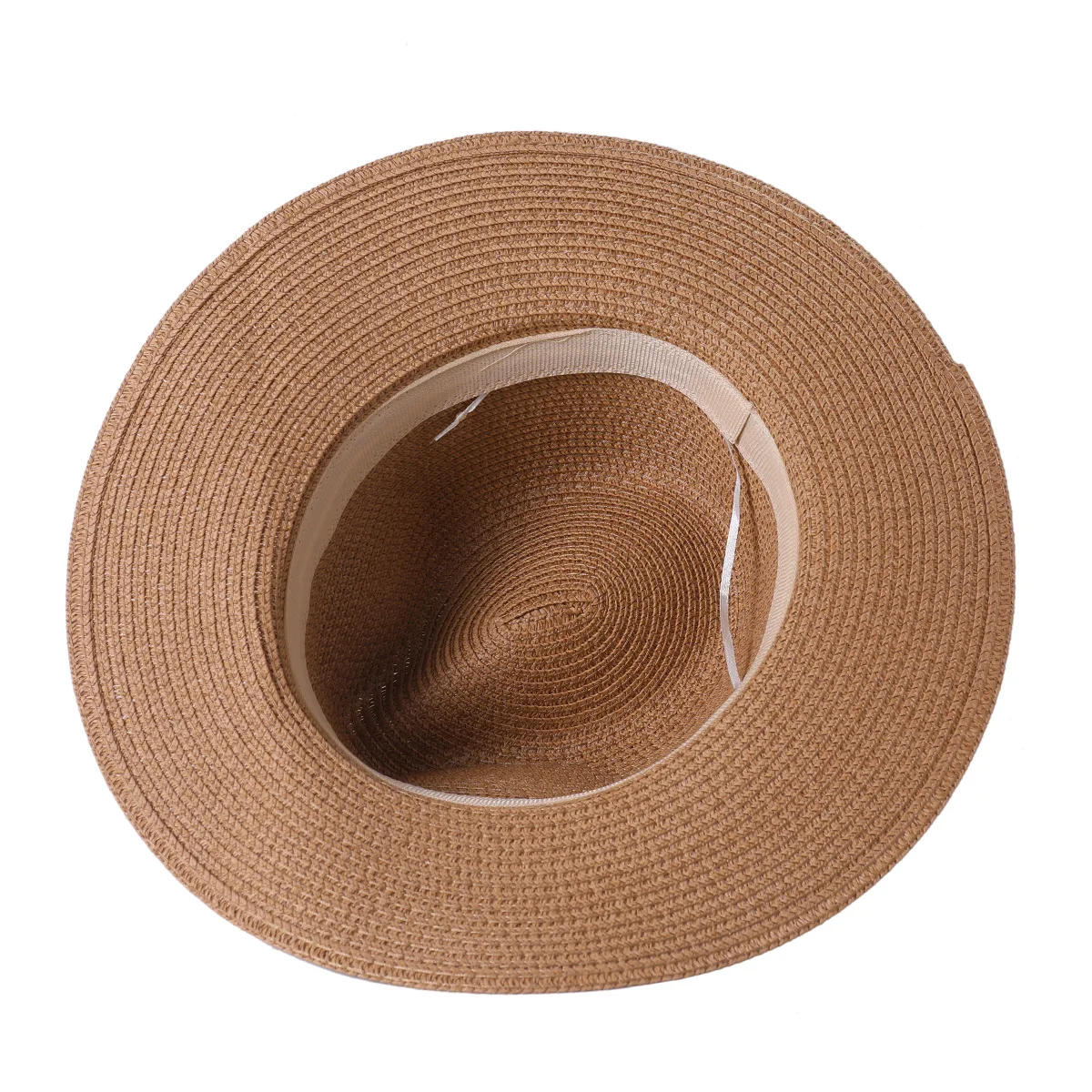 Sommer weiche geformte Strohhüte Damen/Herren Outdoor faltbare UV-Schutz Hut Panama Strand Sonnenhut – Detail 10