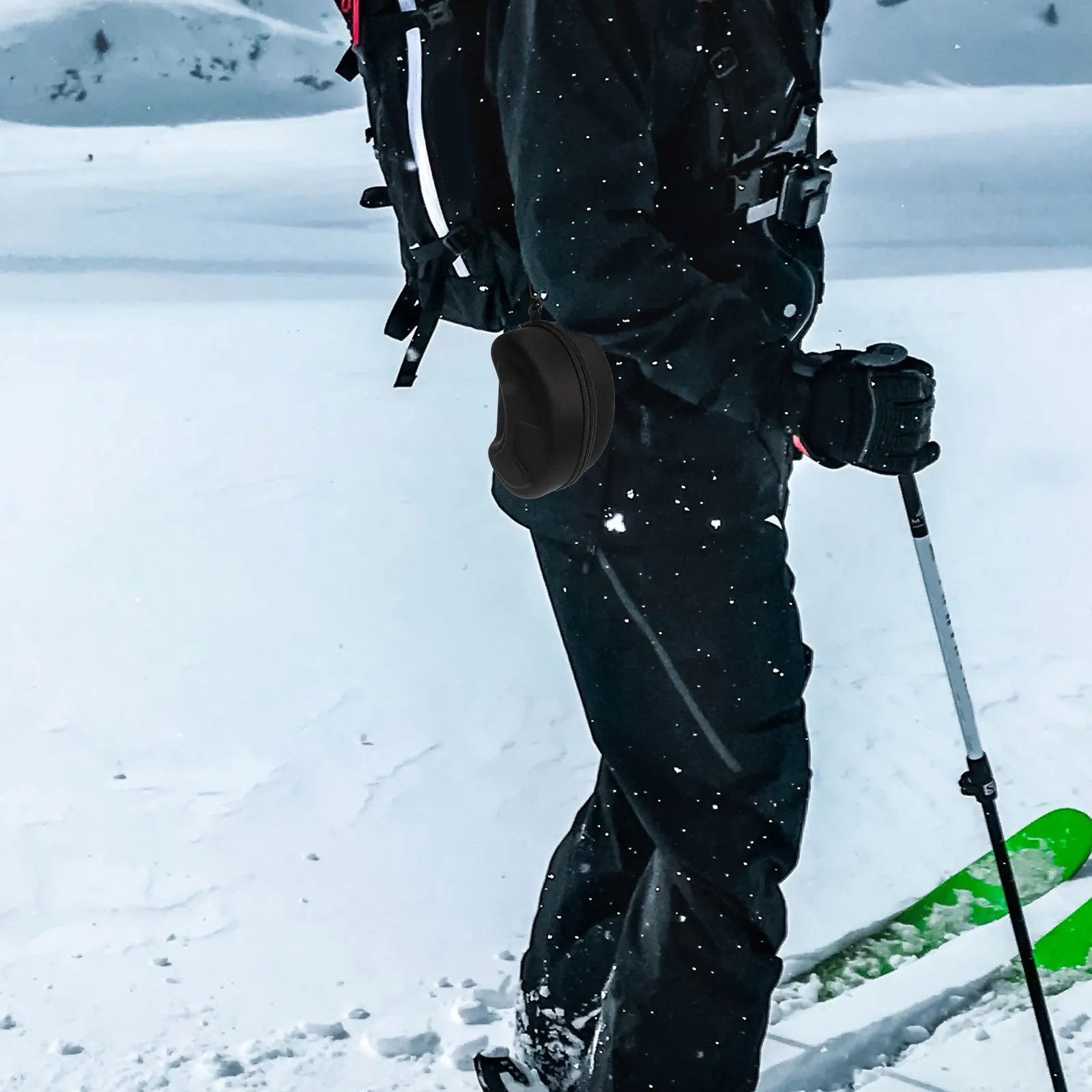 

1Pcs Portable Glasses Storage Box Fine Workmanship Safe for Students Office Workers Sunglasses Goggles Pouch Holder