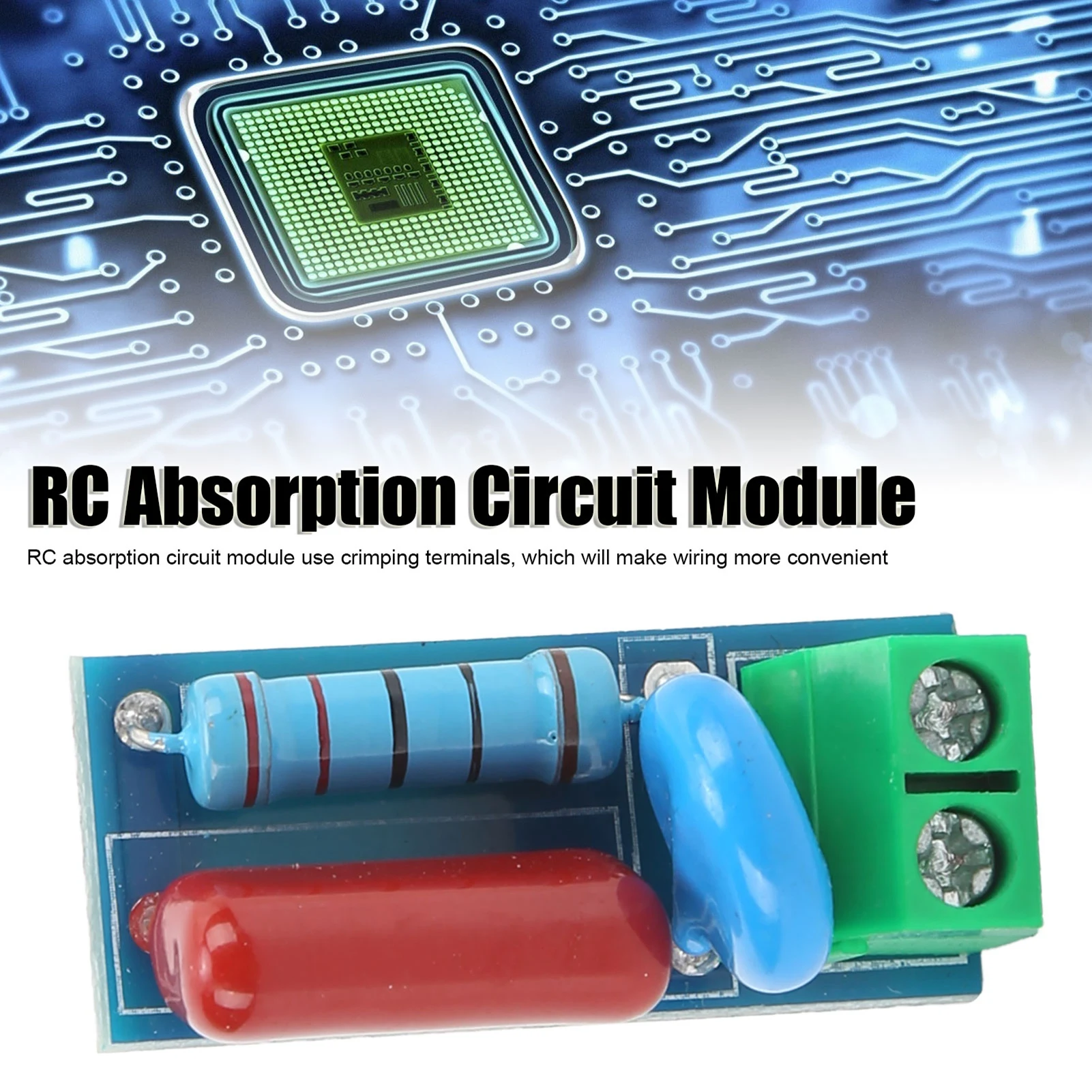RC Absorption Circuit Module Contact  Electromagnetic Anti‑Interference Relay RC Absorption Circuit Module
