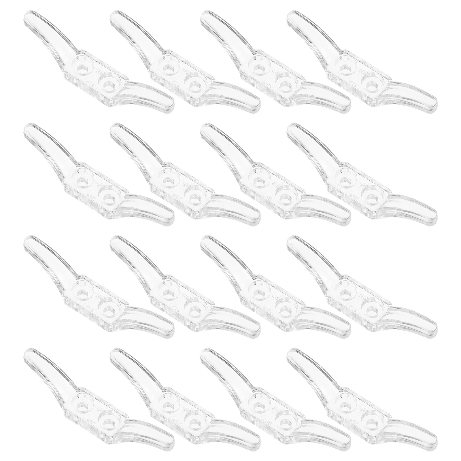 

16 Pcs Curtain Rope Winder Cord Wrap for Blinds Hook Safety Hooks See Cleats Holder