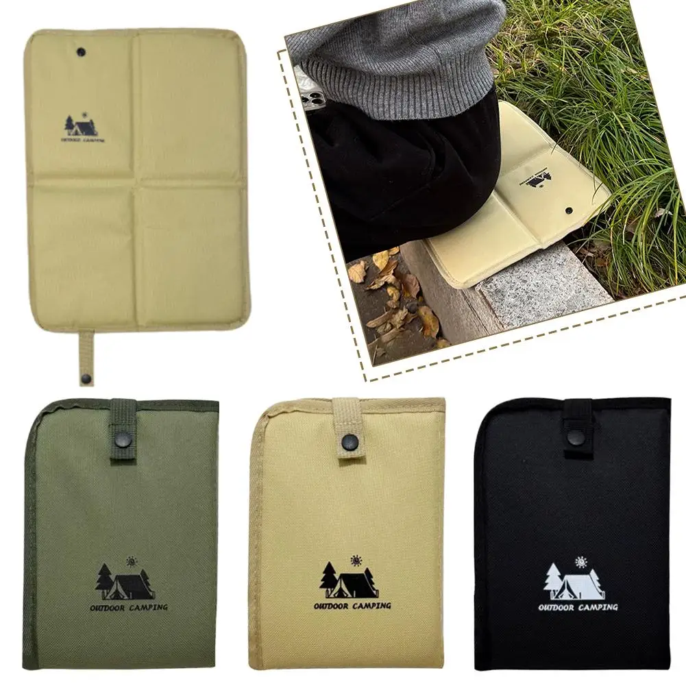 Faltbare Outdoor-Sitzauflage aus 600D Oxford-Gewebe, wasserdichtes Strandkissen, tragbare Wander- und Camping-Sitzauflage für Reisen – Detail 4