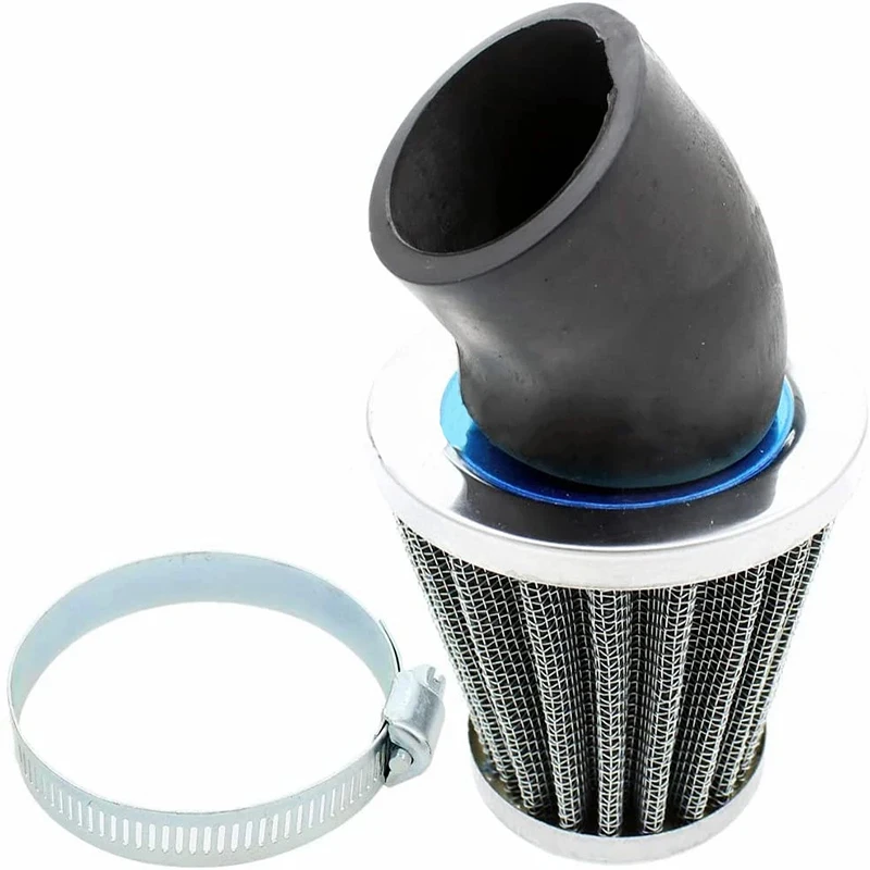35/38/42/45/48/50mm Car Air Filter Intake Induction Kit Motorcycle Cone Aluminum Air Breather Filter ATV Dirt Bike Accessories
