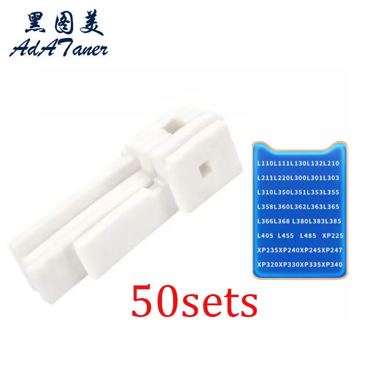 50SETS Waste Ink Tank Sponge for EPSON L210 L120 L355 L365 L110 L111 L130 L132 L211 L220 L222 L300 L301 L360 L362 L363 L366 L455