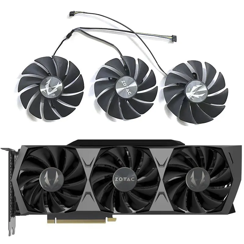 ZOTAC RTX 3090 3080 트리니티용 GPU 선풍기, RTX 3070 그래픽 카드 냉각 선풍기, 4 핀 CF9015H12S GA92S2U, DC 12V 0.46A, 신제품