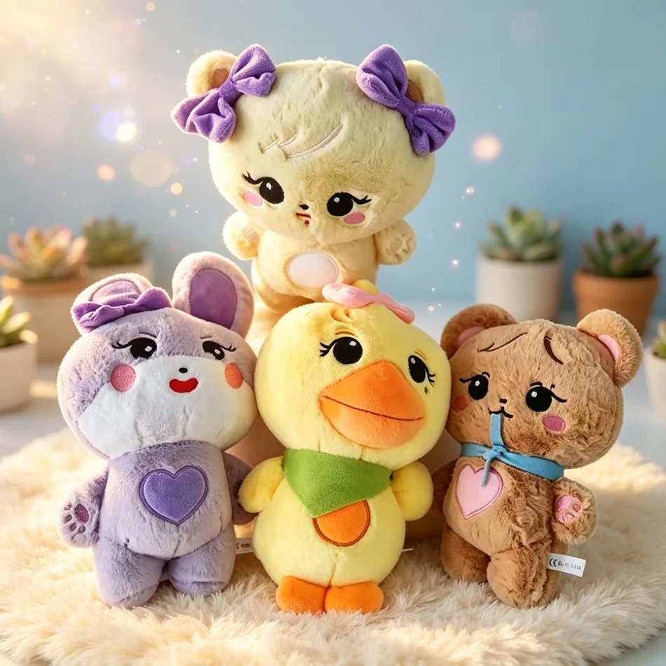 Muñecas de Peluche Oficiales de la Gira Mundial BORN PINK 2026, Jennie, Lisa, Rose, Jisoo, Juguetes de Peluche Kawaii, Regalos de Navidad de Alta Calidad