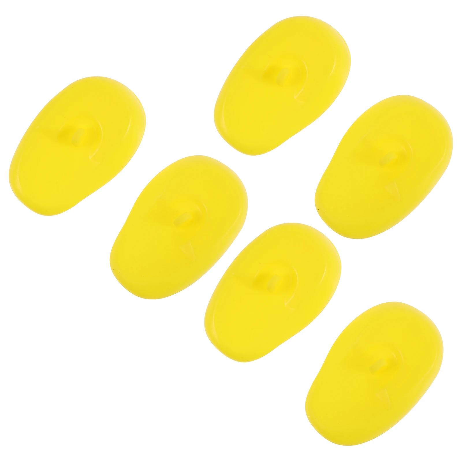 

6 Pcs Pink Silicone Ear Covers for Hair Coloring Washing Dyeing Salon Use Reusable Hygienic Earmuffs Protectors