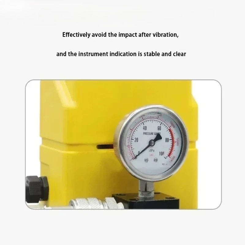 2L Hydraulic Electric Pump Portable High Pressure Oil Pump Station 300W 220v 0.4L/3L/min Plug-in-Lightweight Hydraulic Pump