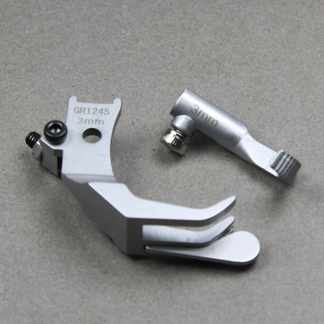 

GR1245 GL1245 Right/Left Knife Presser Foot Synchronous Car Gear Edge Positioning Pressure Line Sewing Machine GR-1245 GL-1245