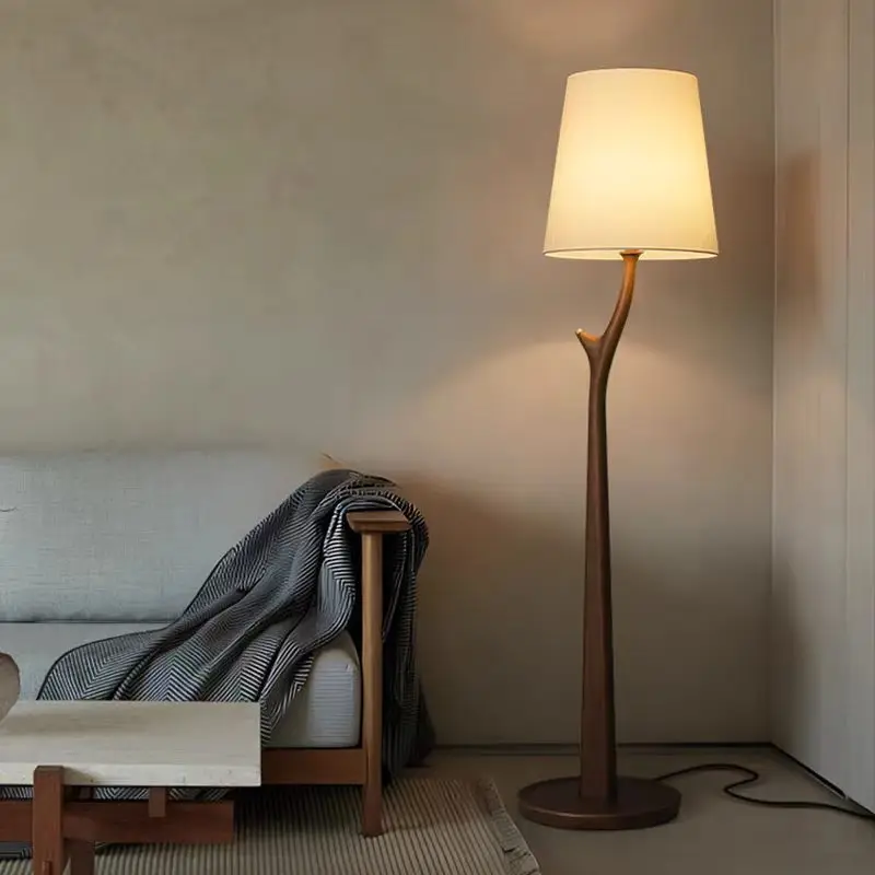 

Modern Design Sense Medieval Art Floor Lamps Living Room Sofas Bedrooms Song Style Aesthetics Solid Wood Lighting Fixtures