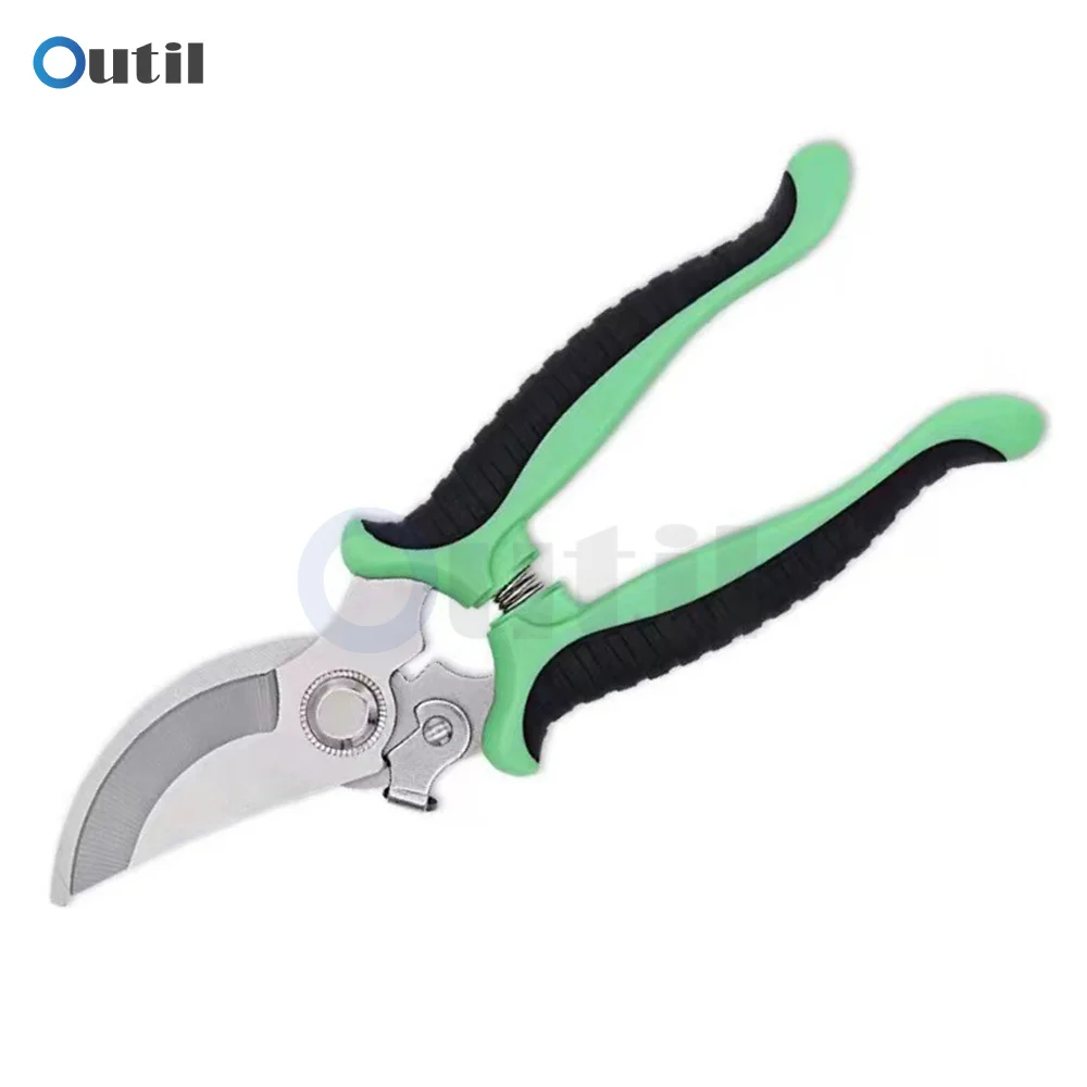 Pruner Garden Scissors Professional Sharp Tree Trimmers Secateurs Bypass Pruning Shears Hand Clippers For Garden Beak Scissors