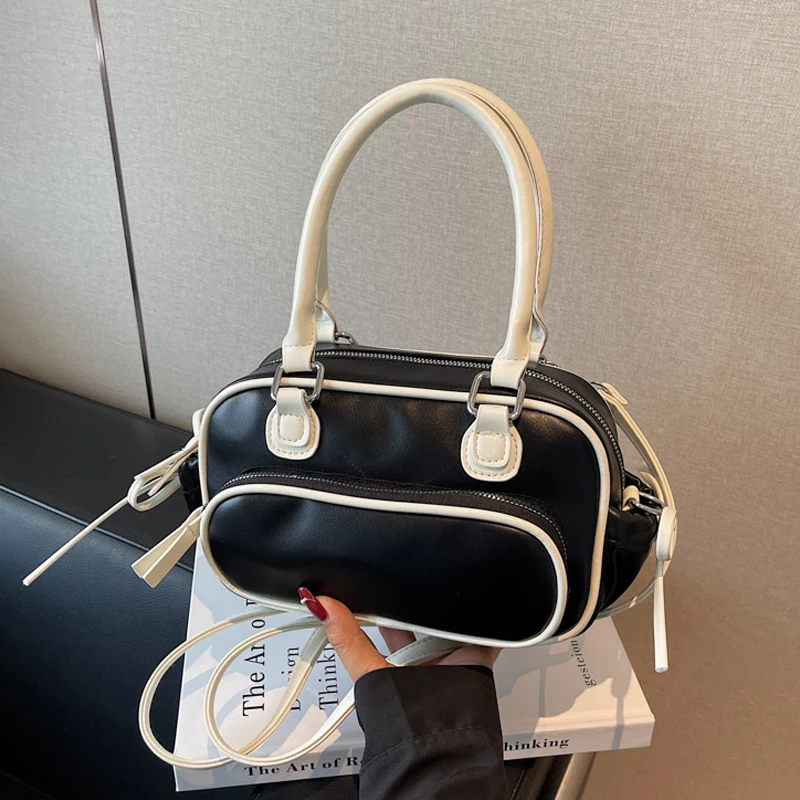 

Корейские сумки Ins, сумки для боулинга, женские большие вместительные дорожные маленькие рюкзаки из искусственной кожи, новые студенческие универсальные дорожные школьные сумки