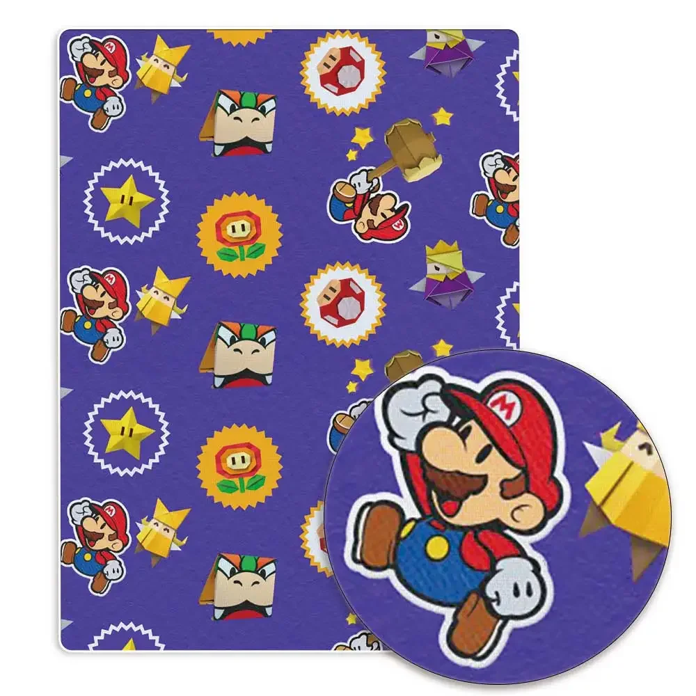 Mario Polyester Katoen Cartoon Stof 140*50Cm Handgemaakte Naaien Patchwork Quilten Baby Jurk Stof