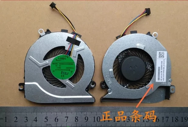 1pcs New laptop cpu cooling fan for HP Pavilion 15Z-a 17-G 17-G015DX 812109-001 AB06905HX08KB00 DC 5V 0.5A