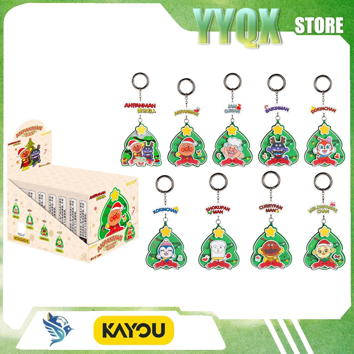 

KAYOU 2026 New Anpanman Non-Woven Fabric Pendant Decoration Collection Like Acrylic Surprise Gift Trendy Toys Cartoon Cute Rare