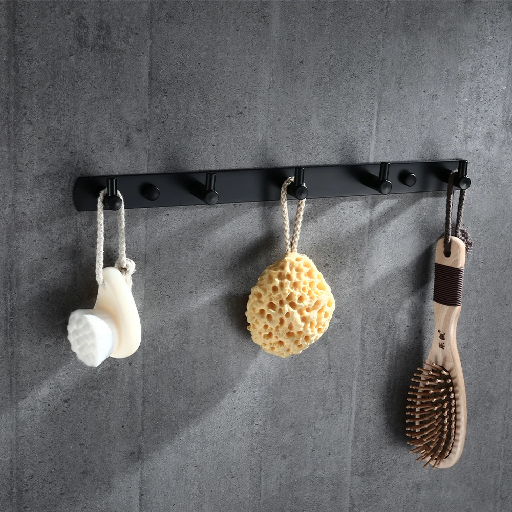 Gancho de pared para puerta, estante para toalla, albornoz, bolsa para llaves, sombrero, ropa, abrigo, accesorios de baño y cocina