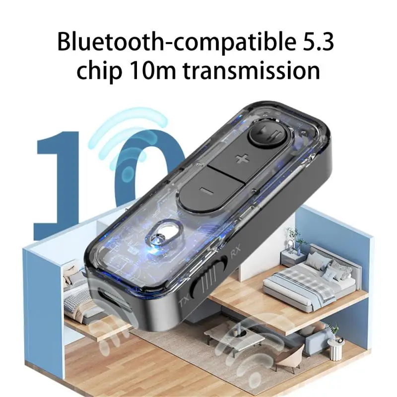 Transmitter High Quality Security Crystal Clear Audio Transmission Seamless Hands-free Calling Wireless Adapter Smooth