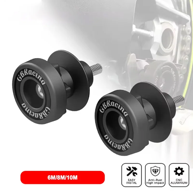 

2PCS 6/8/10MM For GBRacing Motorcycle Aluminium Accessorires New Alloy Swing Arm Swingarm Spools Slider Stand Screws