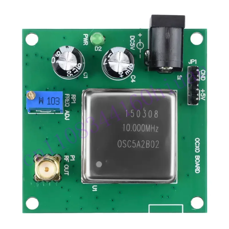 OCXO-10M-2525-N Reference Board Constant Temperature Crystal Oscillator Frequency Module Sine Wave Output SMA Interface 10MHz