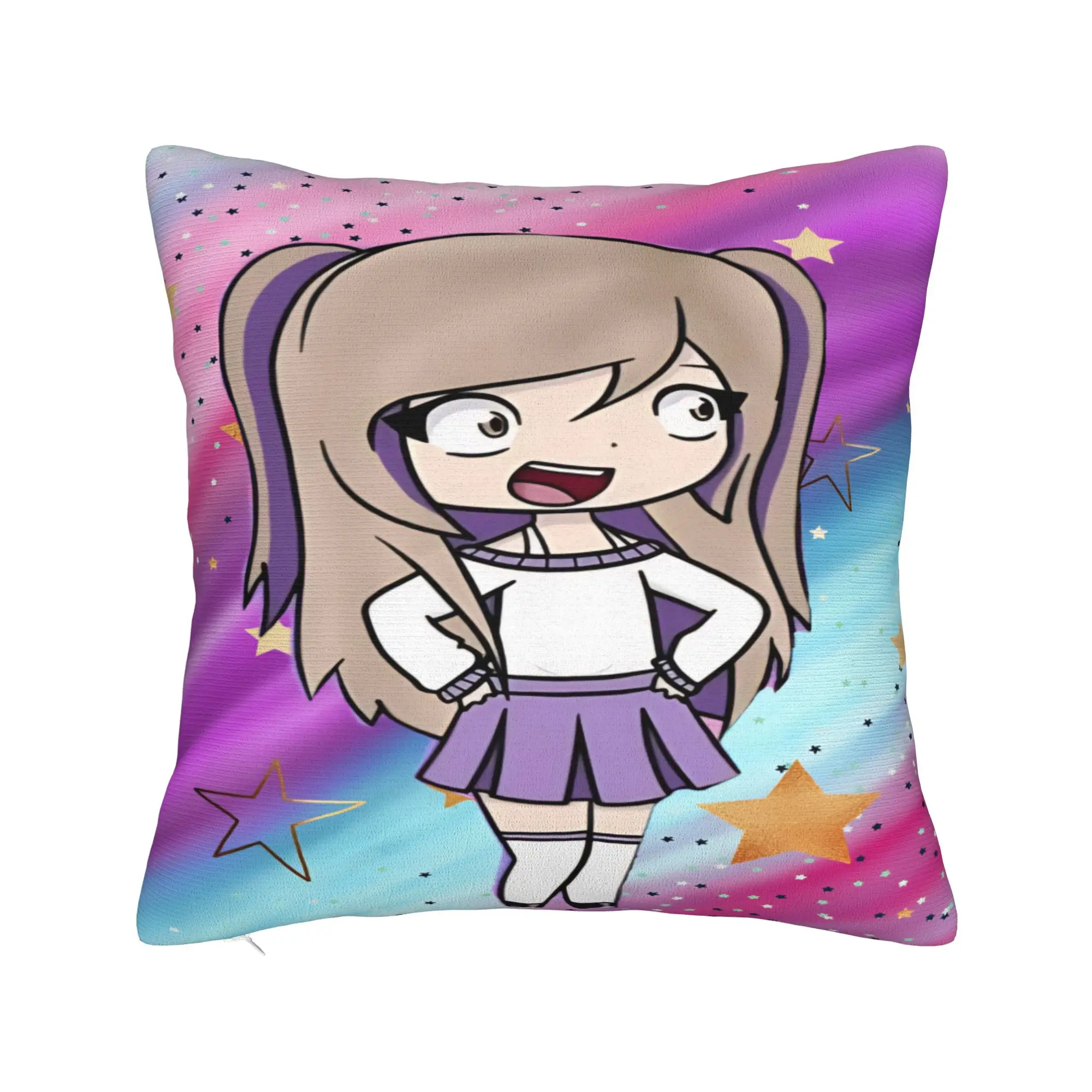 Soft and Sweet Seat Dense Real Mix Collage Lyna Vallejos  Decoration Pillowcase Merch  Pillow Cover Square Multiple Sizes