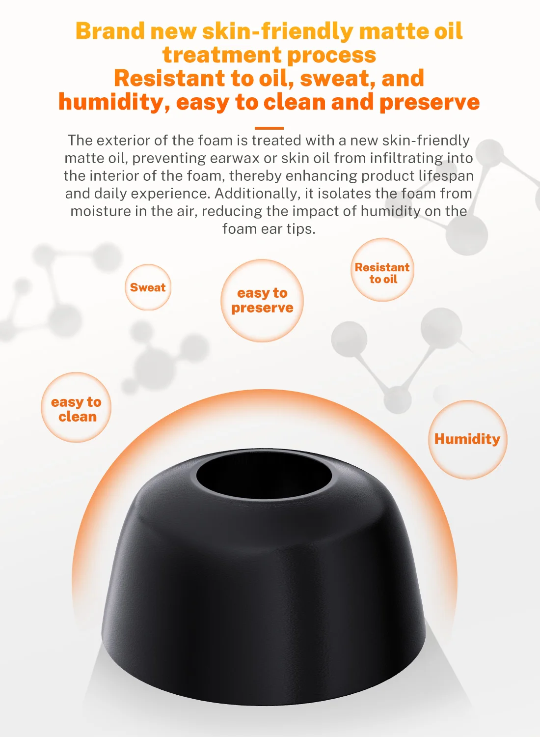 KBEAR 11 auriculares puntas auriculares 1 par (2 piezas) 5 pares (10 piezas) con tamaño S M-L para Apple Airpods auriculares